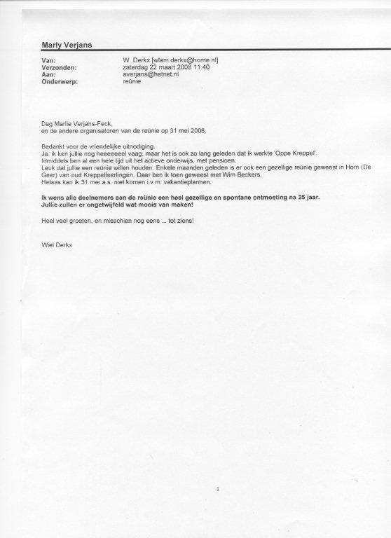 Reactie per e-mail door Wiel Derkx